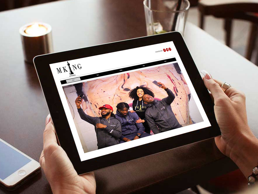 M king apparel homepage